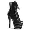 Pleaser - STARDUST10207 Bottes de plateforme, Pole dance chaussures - Chaussures de pole dance - Noir Product image